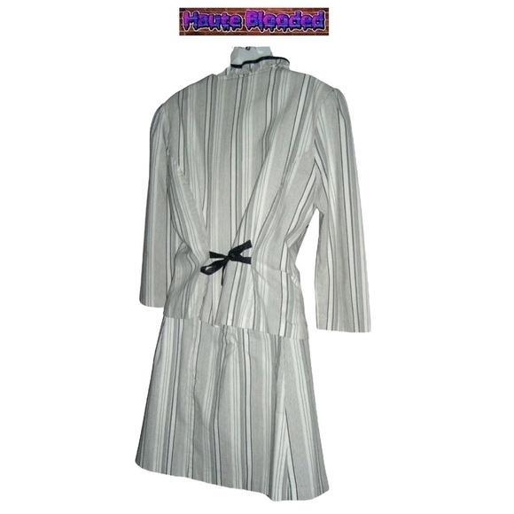 y2k Speechless Suit Striped Clueless Style Academia Office Work Blazer Skirt 13 - Picture 10 of 14